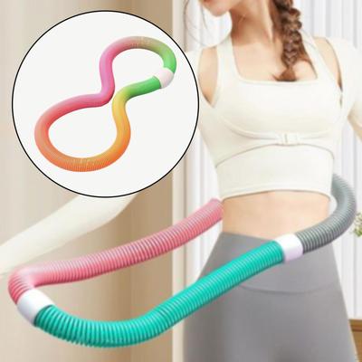 Professional Fitness Hoop with Soft And Weighted Spring for Travel,