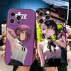 Anime Character R-Reze CSM Soft Phone Case for iPhone 16 16E 17 Air 15 Pro Max 14 Plus 13 Mini 11 12 7 Black Cover Back Shell