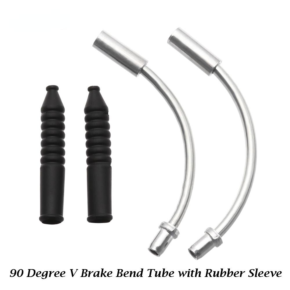 

8 комплектов V-образных тормозных лапш, направляющих для троса, изгибов труб, защитных рукавов для шлангов, тормозных лапш для велосипедов MTB, горных велосипедов 8set 110 Bend