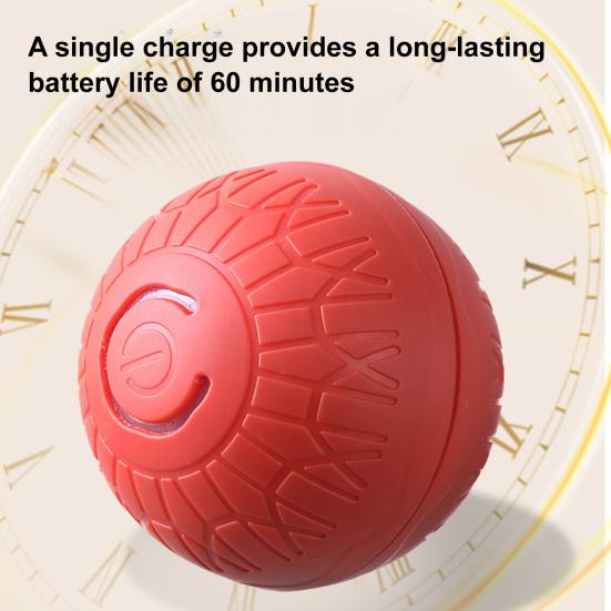 Rolling Ball Dog Toy Smart Self Moving Bouncing Ball with Automatic Motion Chew Resistant Stimulating Toy for Small Medium Large Dogs