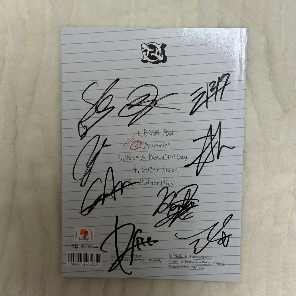 [USED] TO1 WHY NOT? 3rd Mini Album (Signed)