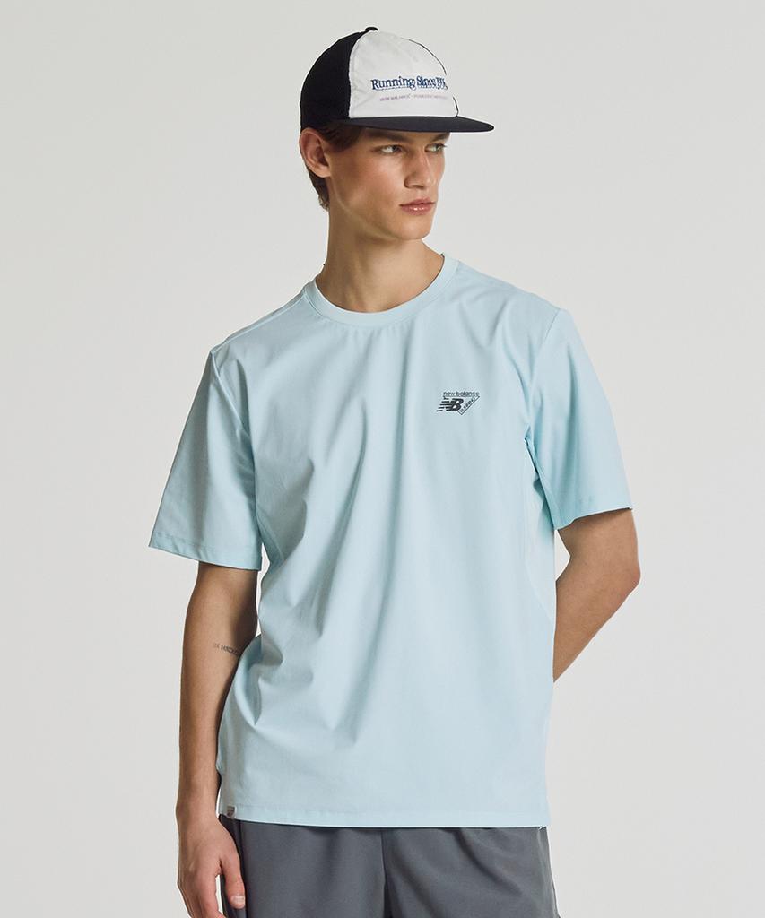 Nyuballanseu Nbneg35603 / Uni Frozen Tricot Short Sleeve Tee (L/Blue)