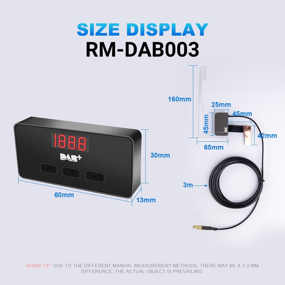 

DAB DAB+ антенна с USB-адаптером европейский автомобильный радиоприемник Android GPS стерео приемник плеер для универсального головного устройства сигнала