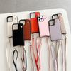 iPhone16 Card Bag Buckle Mirror Lanyard Xr Suitable for 12 Protective Cases Apple 13promax Leather Mobile Phone Case