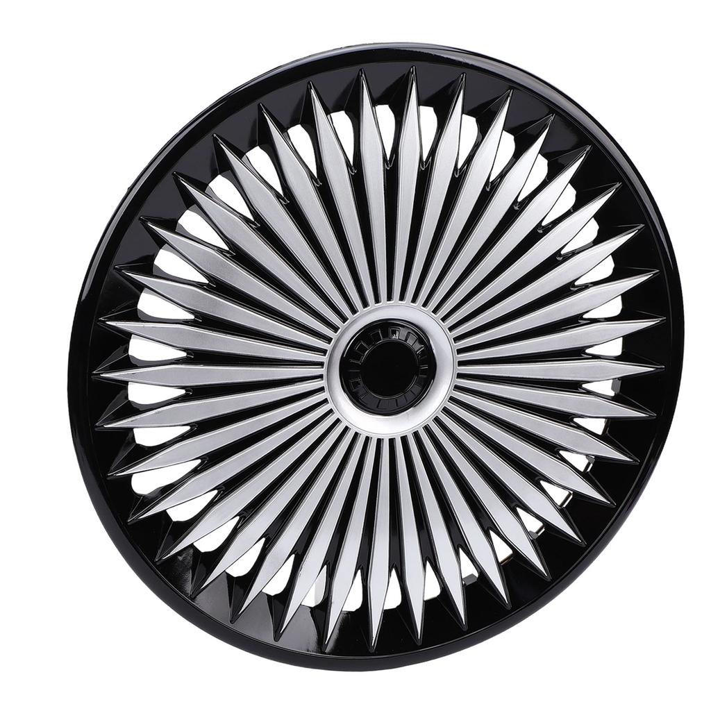 Set 4 Pezzi Copricerchi Auto 16 Pollici Eleganti Clip-On ABS R16 Sostituzione per la Maggior Parte di Auto Camion SUV