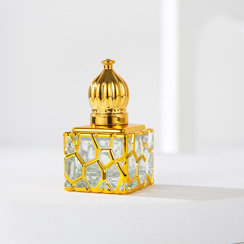 

Флакон для духов из позолоченного стекла объемом 12 мл – портативный дизайн в виде куба для воды