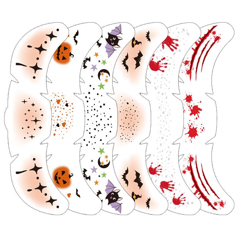 Christmas Face Sticker Temporary Freckle Tattoo Sticker Waterproof Makeup Sticker Halloween Tattoo