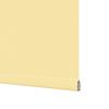 Blackout Roller Blind Yellow 125x230 cm Fabric Width 121.6 cm Polyester