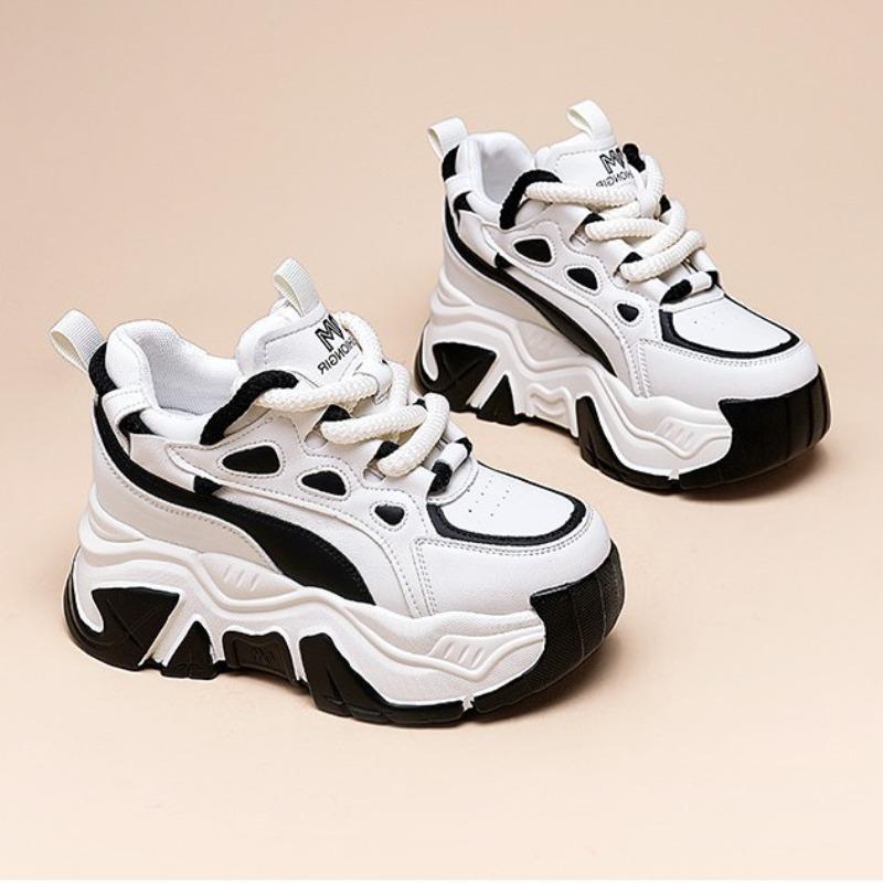 Thick-soled heightening dad shoes women's autumn and winter popular casual sports shoes women's versatile trendy muffin women's shoes