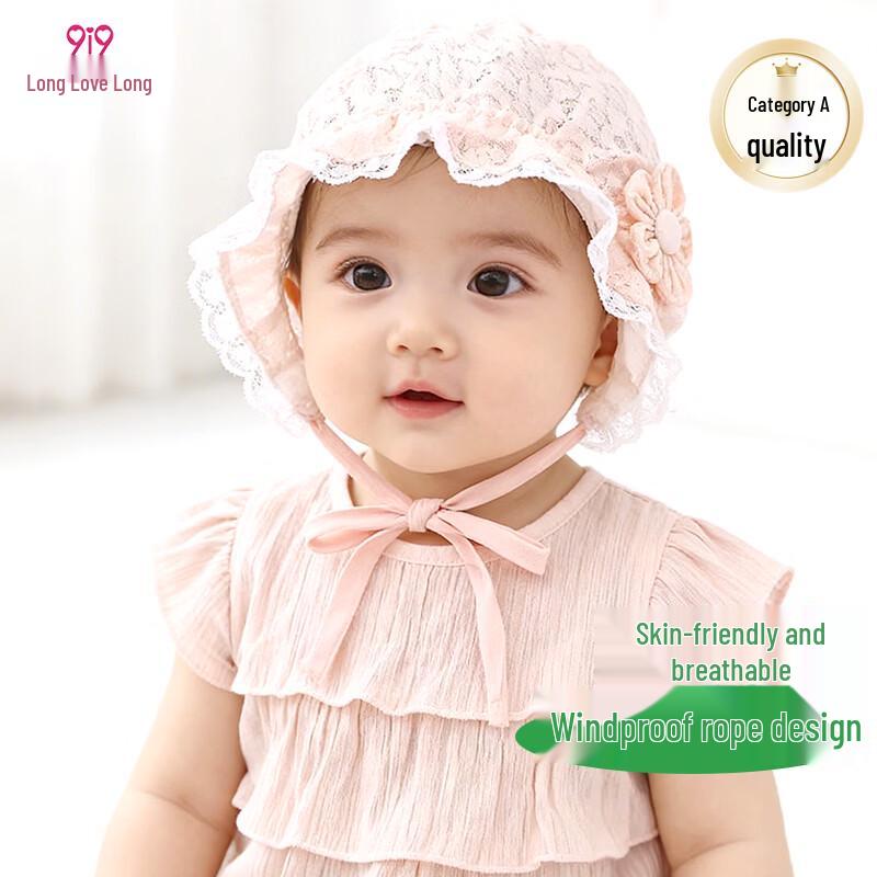 Baby Girl Lace Bowknot Sun Hat