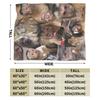 Coperta Divertente Meme Faccia di Scimmia Ultra Morbida Coperte Plaid per Divano 50x60 Pollici Plaid per Letto Multidimensionale
