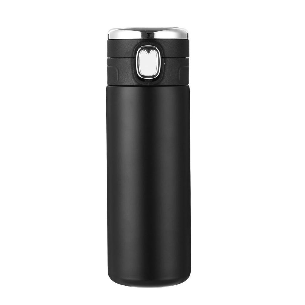 Smart Insulated 304 Stainless Steel Double-layer Vacuum Cup with Pop-up Lid and Custom Logo Option