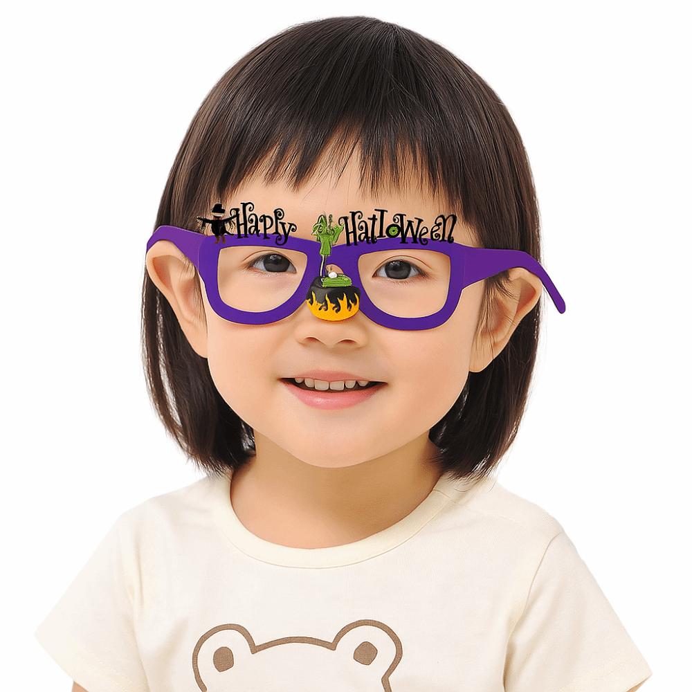 6 Pcs Spider Design Cosplay Eyeglass Funny Party Photo Props  Performance Props