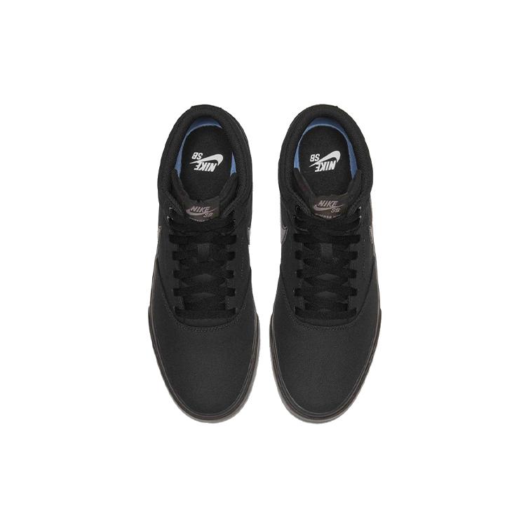 New Nike Sb Charge Mid Canvas 'Black' CN5264-002