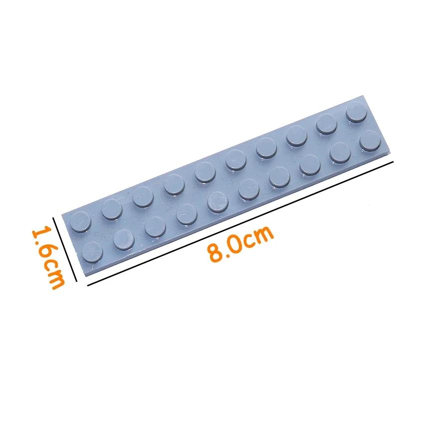 Non-Toxic 20Pcs 3832 Size 2X10 Dot Plate Moc Assemble Particles Diy Building Blocks 2*10 Figures Bricks Educational Creative Toy For Kid