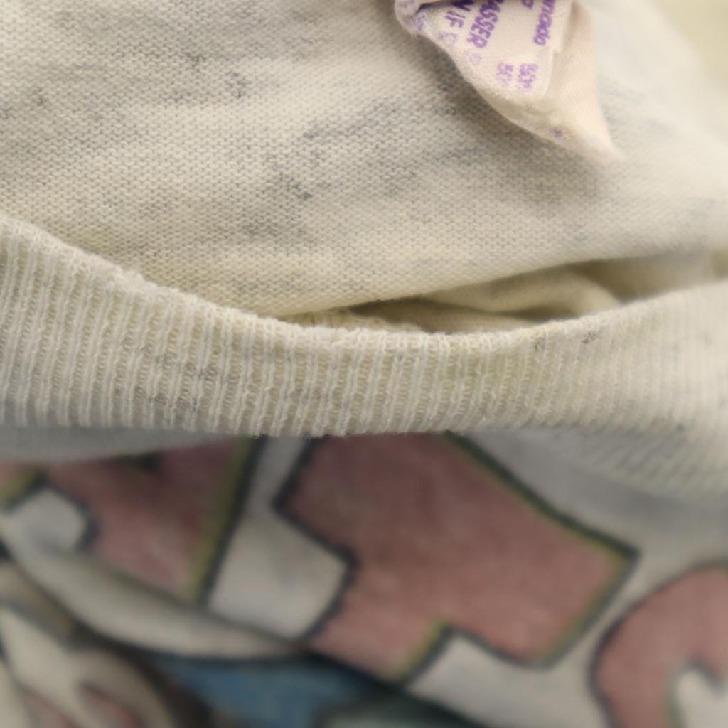 HUMEUR DESIGN 90s Made In Canada Old Message Print Short Sleeve T-shirt Men's Used