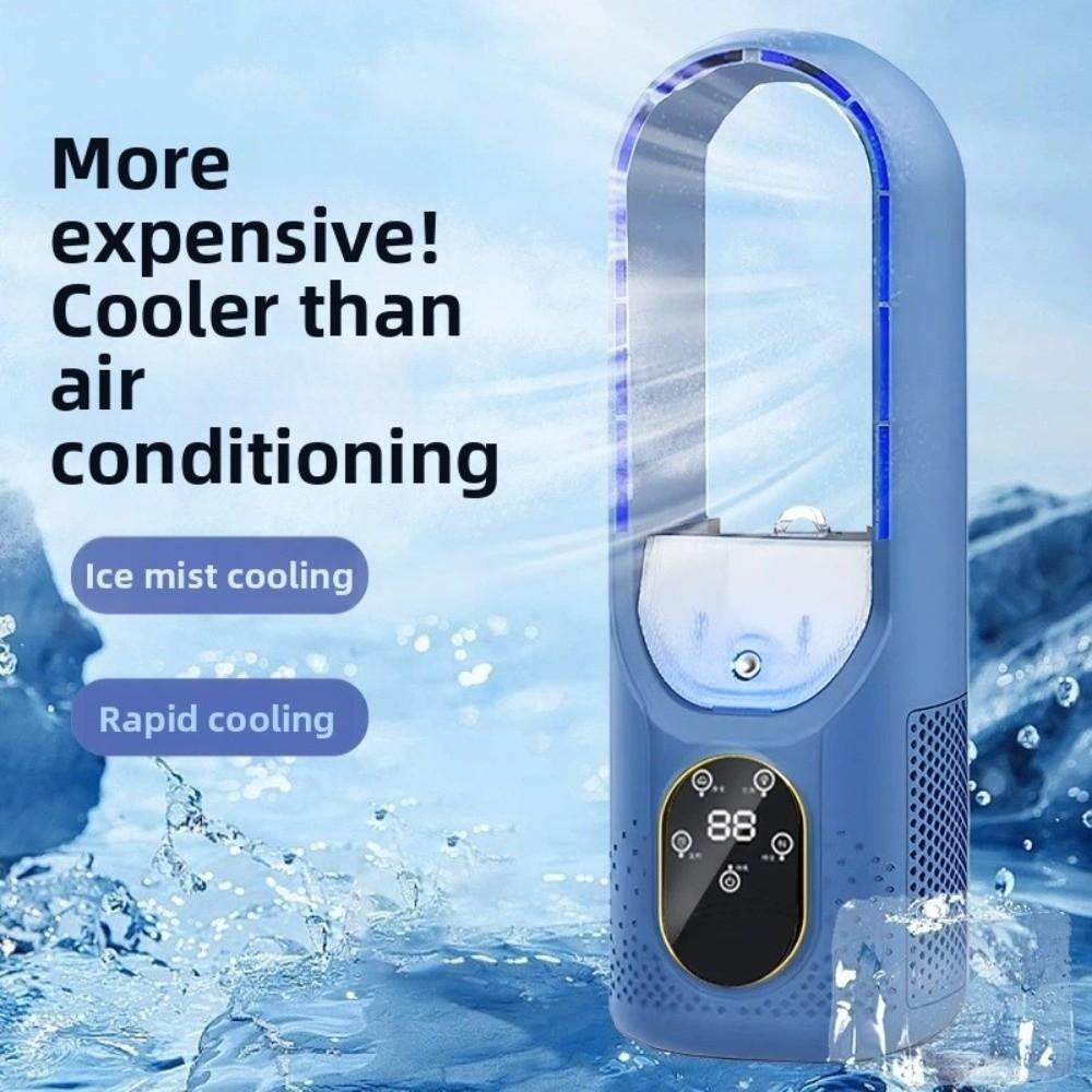 6 Speeds Air Cooler Fan Compact Design Desktop Cooling Fan Evaporative Cooling Fan Desktop Use