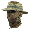 Camouflage Tactical Benny Hat Set Multifunctional Outdoor Fishing Bucket Hat Sun Protection Shade Breathable Round Edge Hat Men