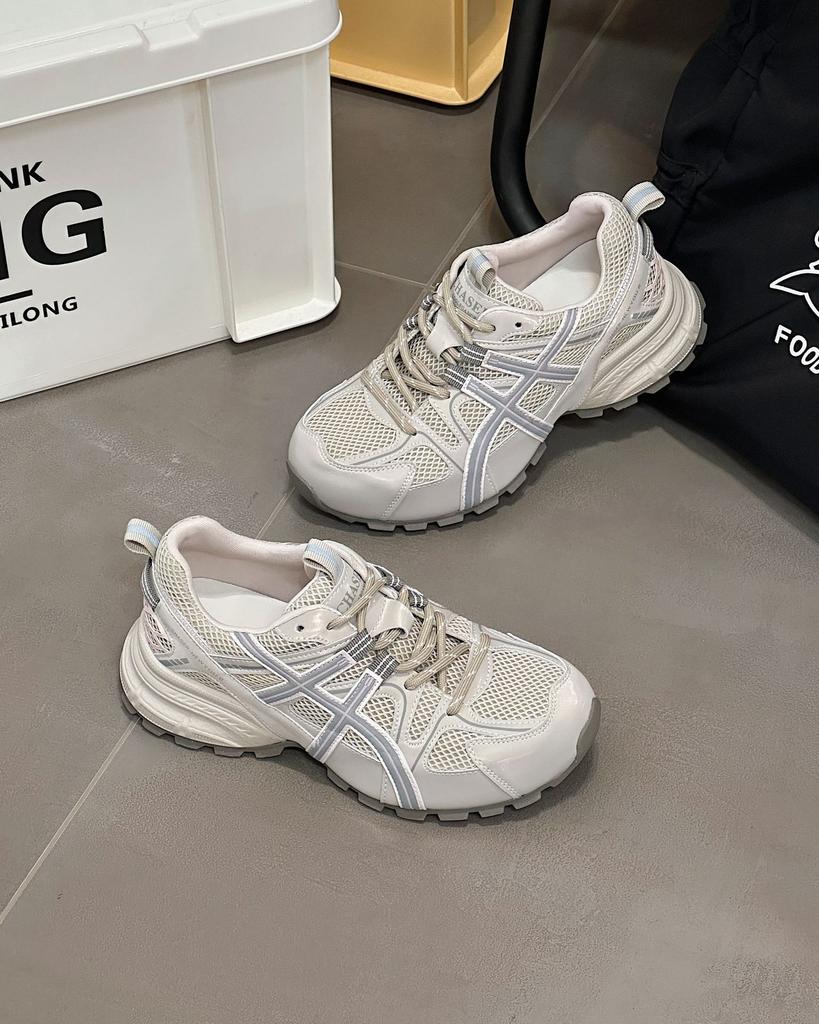 Paris Plateau Dad Shoes Damen 2025 Tasche Sohle Neue Kleine Höhenerhöhung Leichte Vielseitige Laufsport Freizeit Schuhe