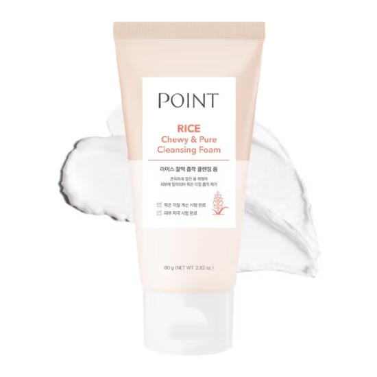 Очищающая пенка для лица с рисом и моти, адгезивная, 80 г