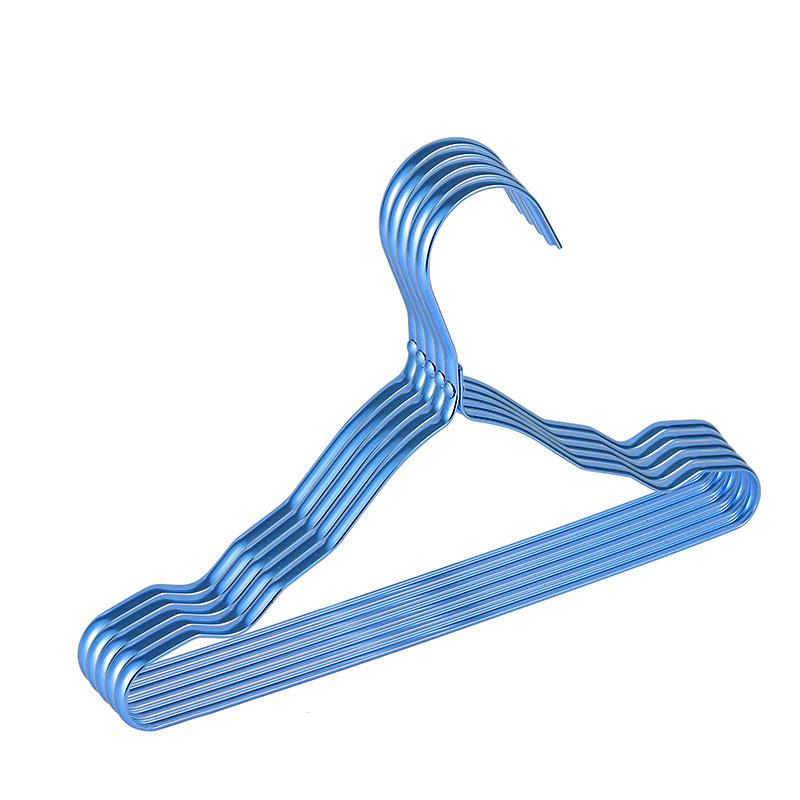 5pcs Clothes Hangers for Children Metal Non-slip Children's Clothes Hanger Household Bedroom Wardrobe Storage Drying Racks
