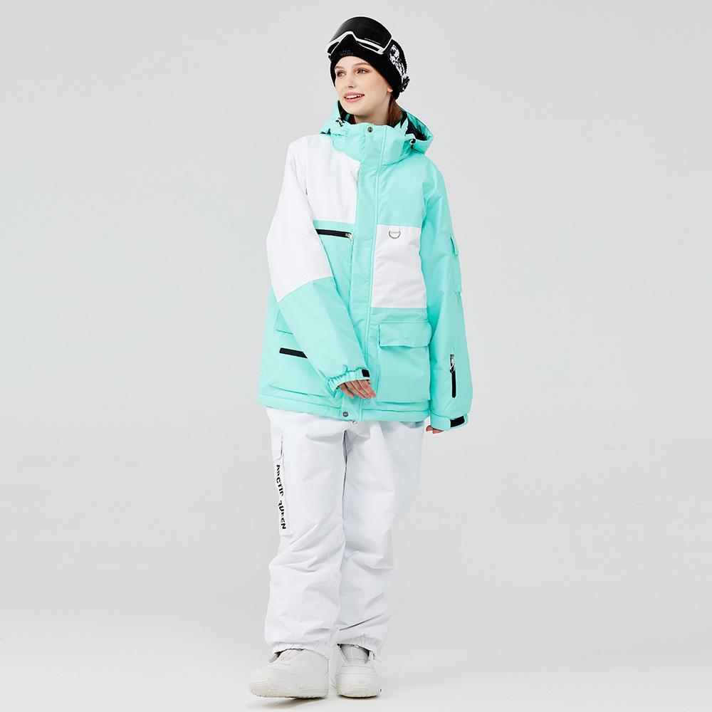 Unisex Winter Ski Suit: Jacket & Pants Set for Outdoor Skiing & Snowboarding