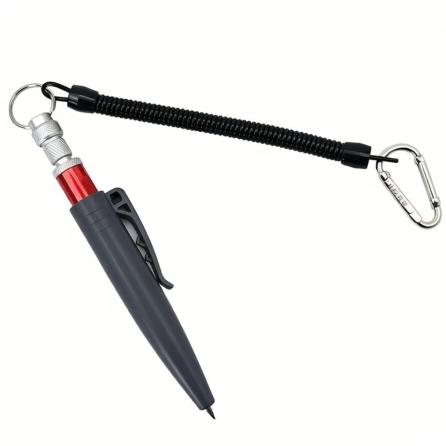 Graphite Marking Pencil with Lock Buckle Extended Pen Holder Durable Anti-drop Pen Sleeve Woodworking Marking Tool