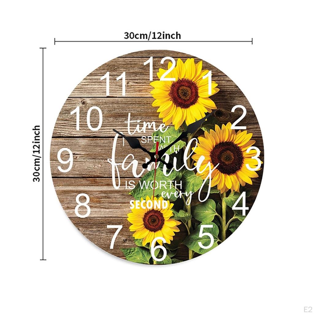 Wall Clock Decoration, Creative, Arabic Numerals Ornament Decorative Hanging for Kitchen