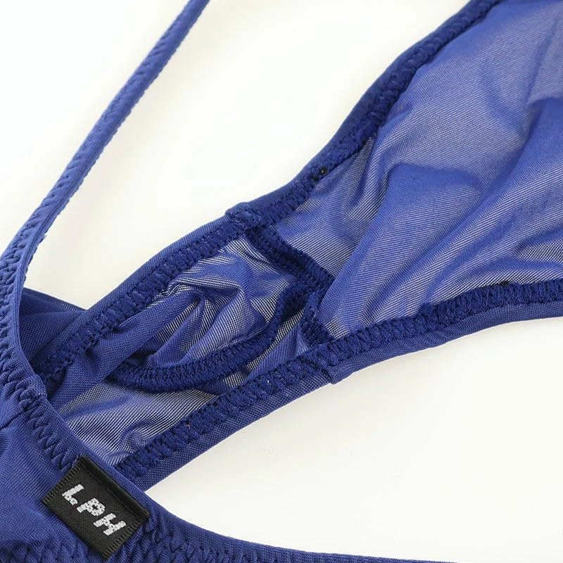 GUS Fabric 3D Pouch Bikini with 3D Cups and Half Made In Japan by La Pomme Product Number 620095 Men's Back, Homme,