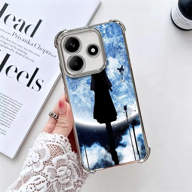 Bleach Kuchiki Rukia Plating Phone Case For Xiaomi Redmi Note 14 15 Pro Plus 13 12 11 11S 11T 10 9S 9 5G Anti-Fall Airabag Cover
