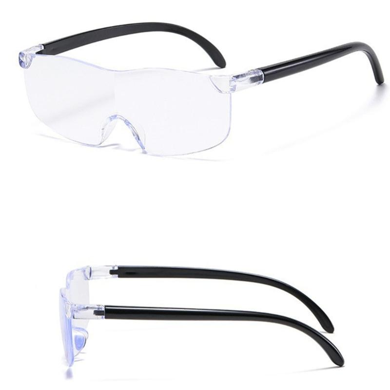 3X 5 8X 10X 12X Adjustable Magnification Eyeglass Frameless PC Frame For Detailed Work Sewing Repair