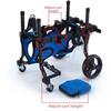 Adjustable Pet Wheelchair Rear Leg Support Cat Mobility Aids Pet Disability Car  Outdoor Walking
