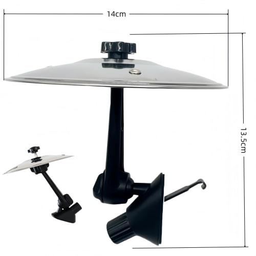 AkNebriax Auto Becken Lüftungsschlitz, Mini Trommel Auto Lüftung Becken, Clip-on Crash Becken, Einfache Installation, Einstellbarer Winkel, Auto Crash Becken Lüftungsschlitz, Lustig