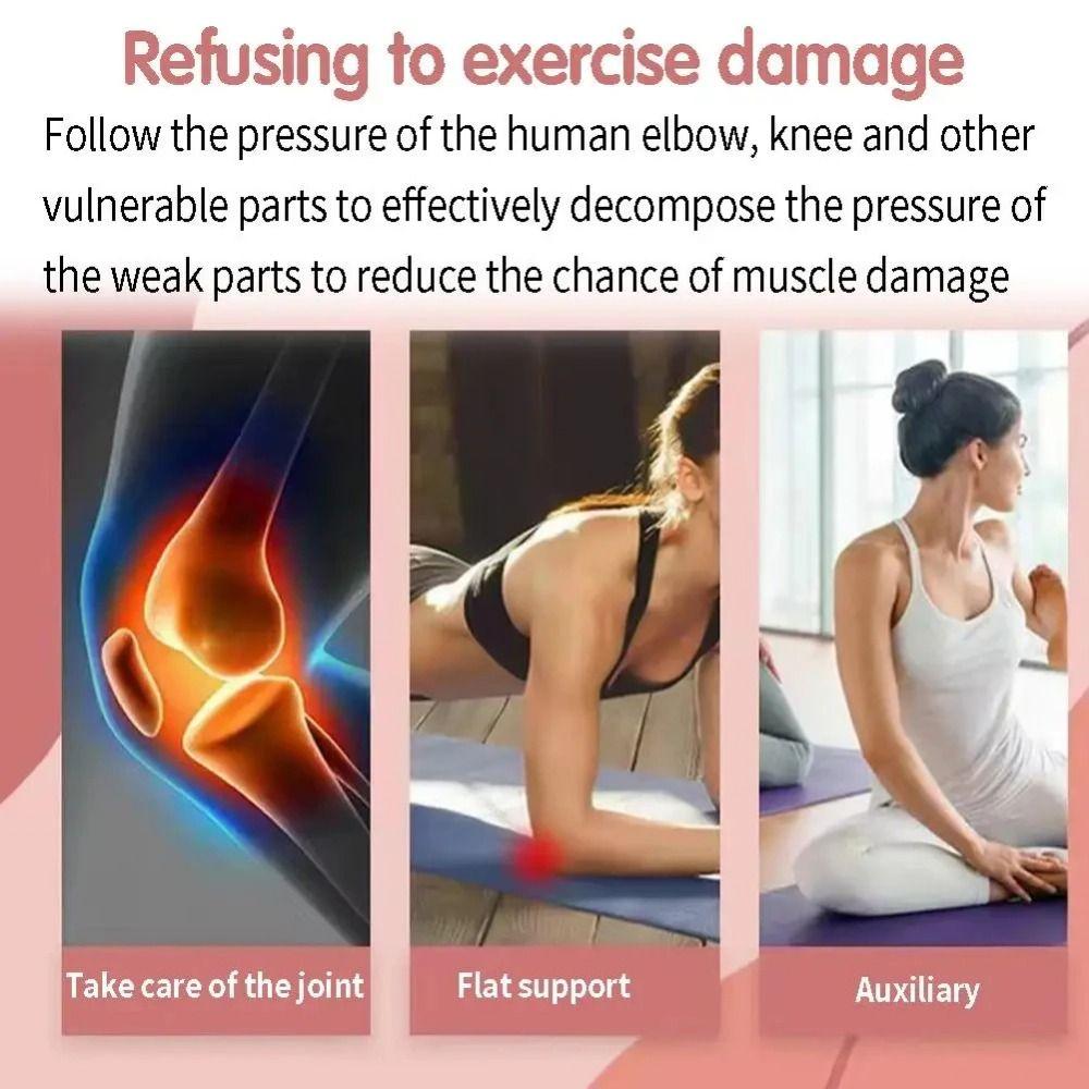 2pcs Thickened Yoga Knee Mat Portable Elbow Cushion  Kneeling Protective