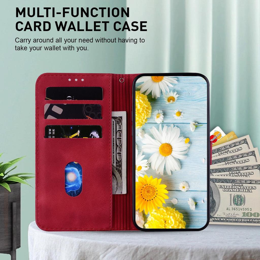 Protective Stand Case with Card Slot for Samsung S21 S22 S23 S24 S25 FE Ultra & Edge