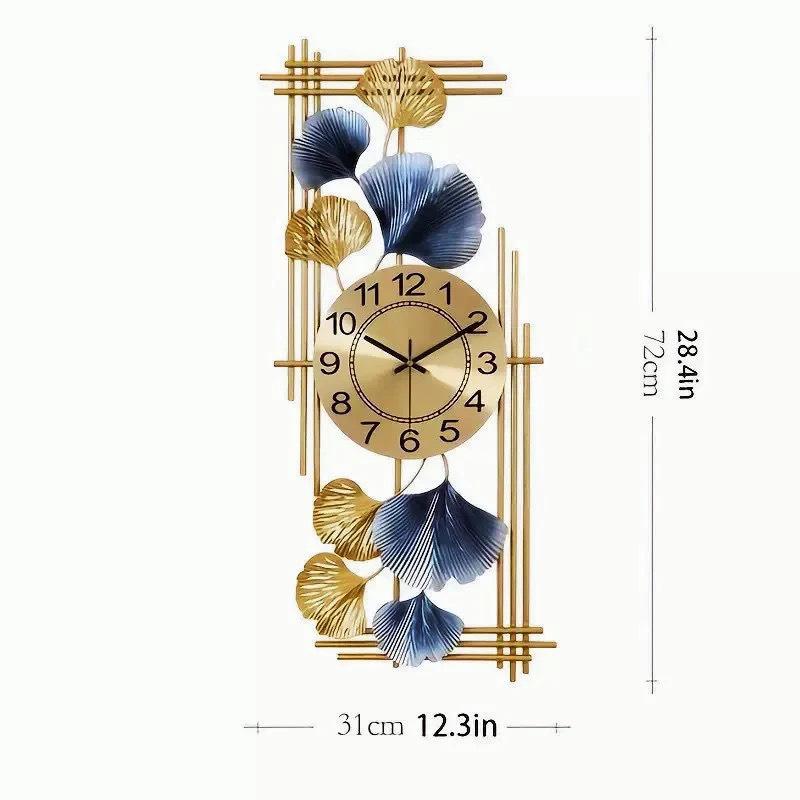 Chinese Style Retro Wall Clock with Silent Sweep Movement