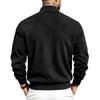 Men Faux Suede Bomber Jacket Zip‑Up Baseball Collar Casual Long Sleeve Outerwear Lightweight Fall Pilot Coat