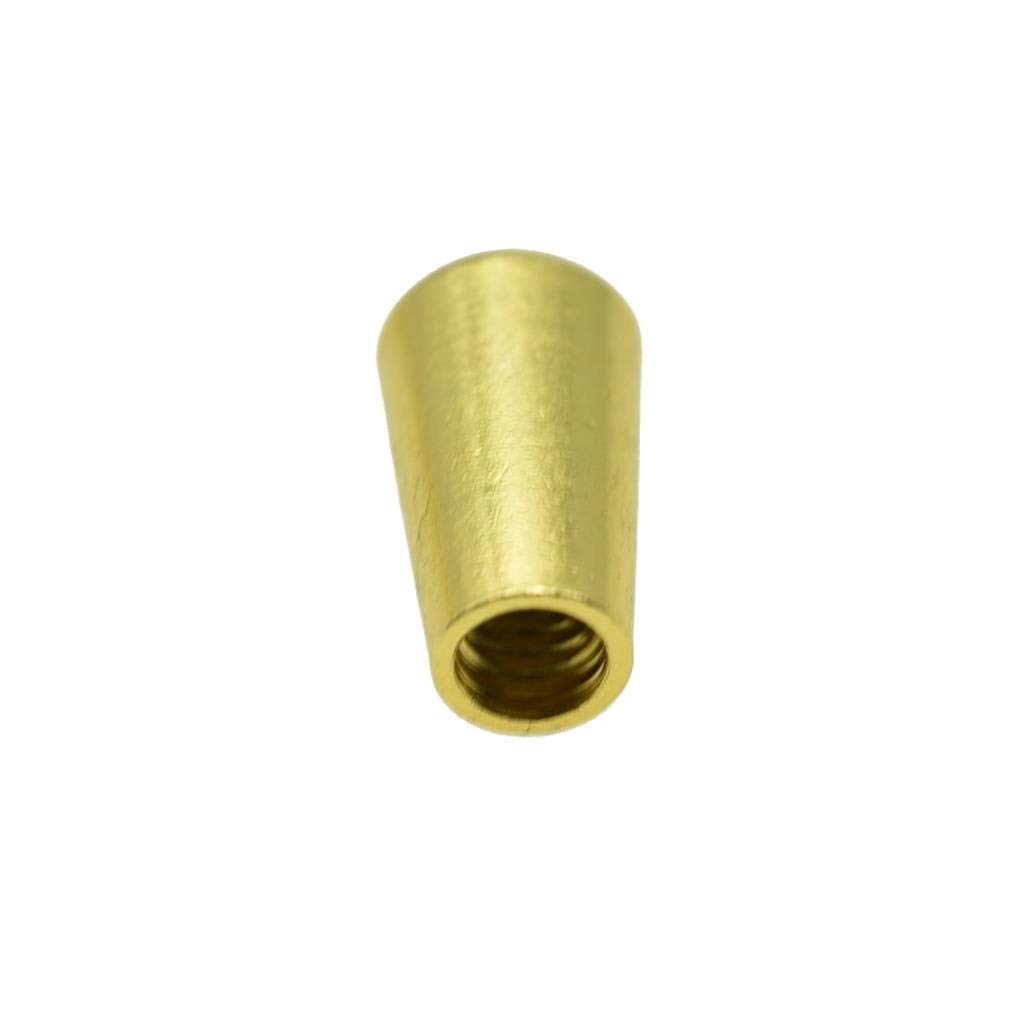 Dopro USA Threaded SAE 8-32 Metal Guitar 3 Way Toggle Switch Tip Switch Knob Switch Cap Fits Gibson Les Paul/Switchcraft Switch Gold