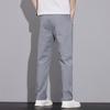 % Cotton men's business casual pants, anti-wrinkle and easy to take care of, fashionable and versatile when commuting, solid color men's pants