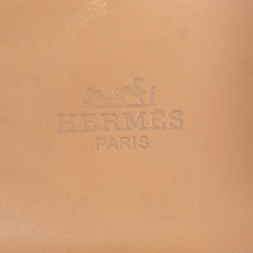 Very Good HERMES Sandals Stitch Design Shower Sandals and Slides beige Used