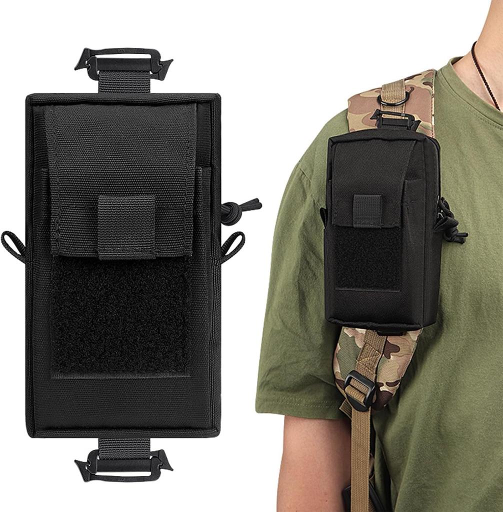 Koundeneko Outdoor Tactical Pouch for Convenient for Cell Bluetooth and Other Small Bag for Disaster and First Aid Pouch, Water-Repellent, Backpacks,