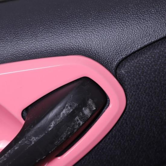 Fit For Benz Smart Fortwo 451 2010-2015 Pink Car Interior Door Handle Bowl Cover