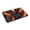 Retro God Of Death Flame Gothic Motorcycle Doormat Anti-Slip Entrance Kitchen Bath Floor Door Mats  Garden Rug Carpet Footpad