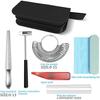 Ring Size Measurement Tool Set Ring Measurement and Finger Size Mandrel with Polishing Cloth for Jewelry Measurement