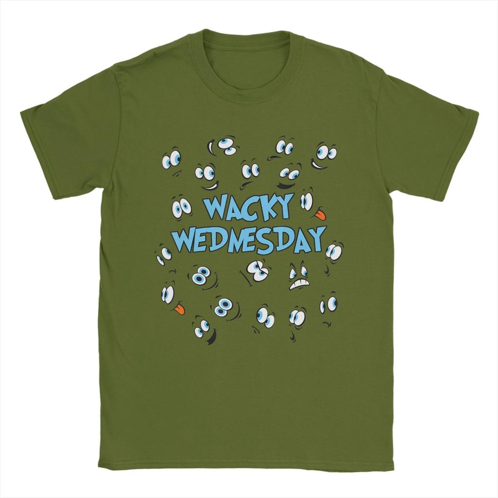Creative Wacky Wednesday Spirit Week Party Day TShirt Unisex Crew Neck Pure Cotton T Shirts Short Sleeve Tees Plus Size Clothing