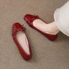 New Round Head Single Shoes Women's 06 Summer Retro Temperament Versatile Casual Shoes Wear Non-slip Women's Shoes