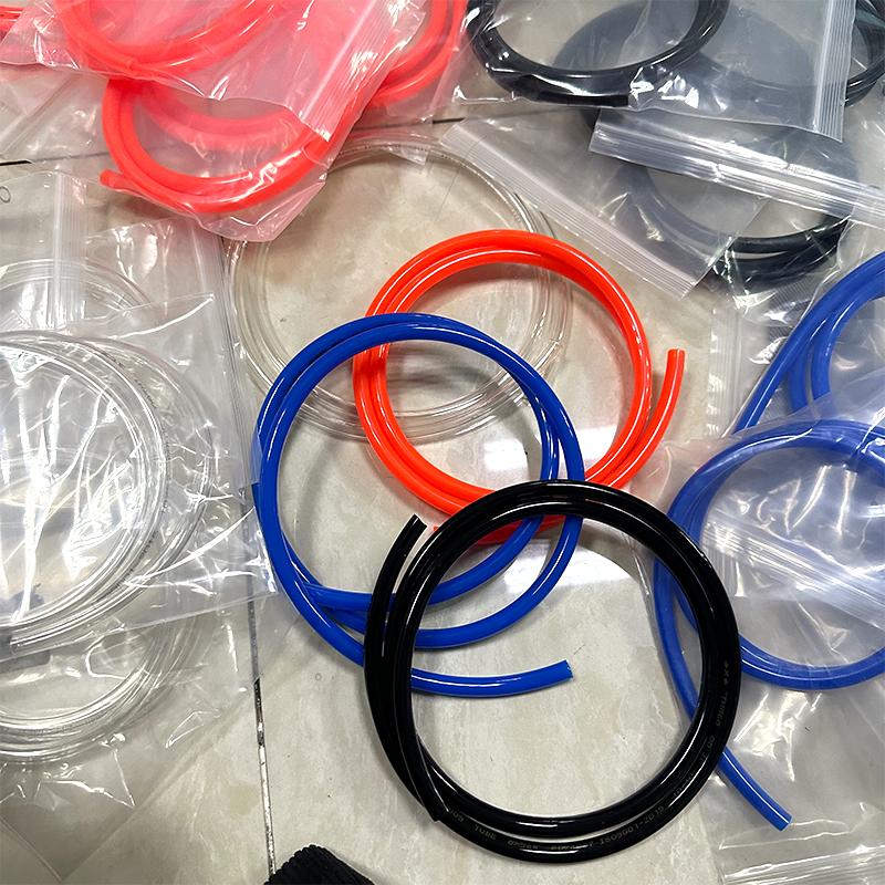 1Meter Fuel Tube Gas Petrol Pipe Line Soft Hose Gas-filled Pipe OD:8mm D:5mm Trimmer Chainsaw String Tools Orange, Transparent,