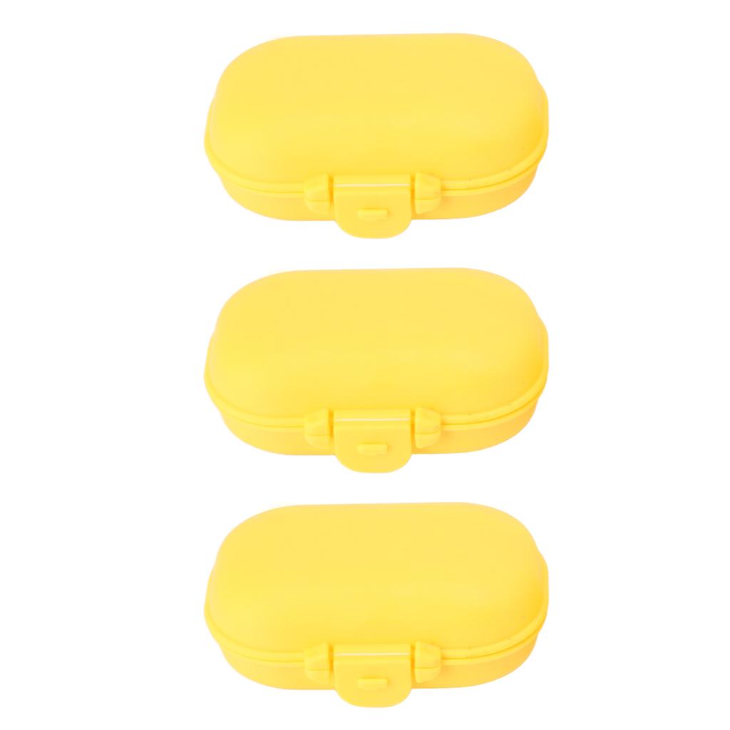 7PCS Medicine Case Portable Detachable Safe Mini 4 Compartments Medicine Organizer for Outdoor Travel