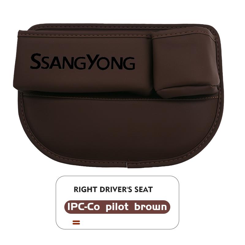 For SsangYong Multifunction Car Seat Gap Storage Box Organizer Pocket Cup Holder Interior Accessories Musso Korando Rexton