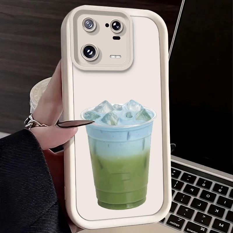 Fresh Green Coconut Case for Xiaomi Mi 15 14 14T 13 13T 12 11 11T Lite POCO X7 X6 5G X5 X3 NFC F6 F5 M7 M6 Pro 4G Cover Funda